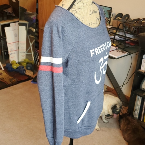 FREED(OM) Sweatshirt with kangaroo pouch size L - Picture 4 of 10
